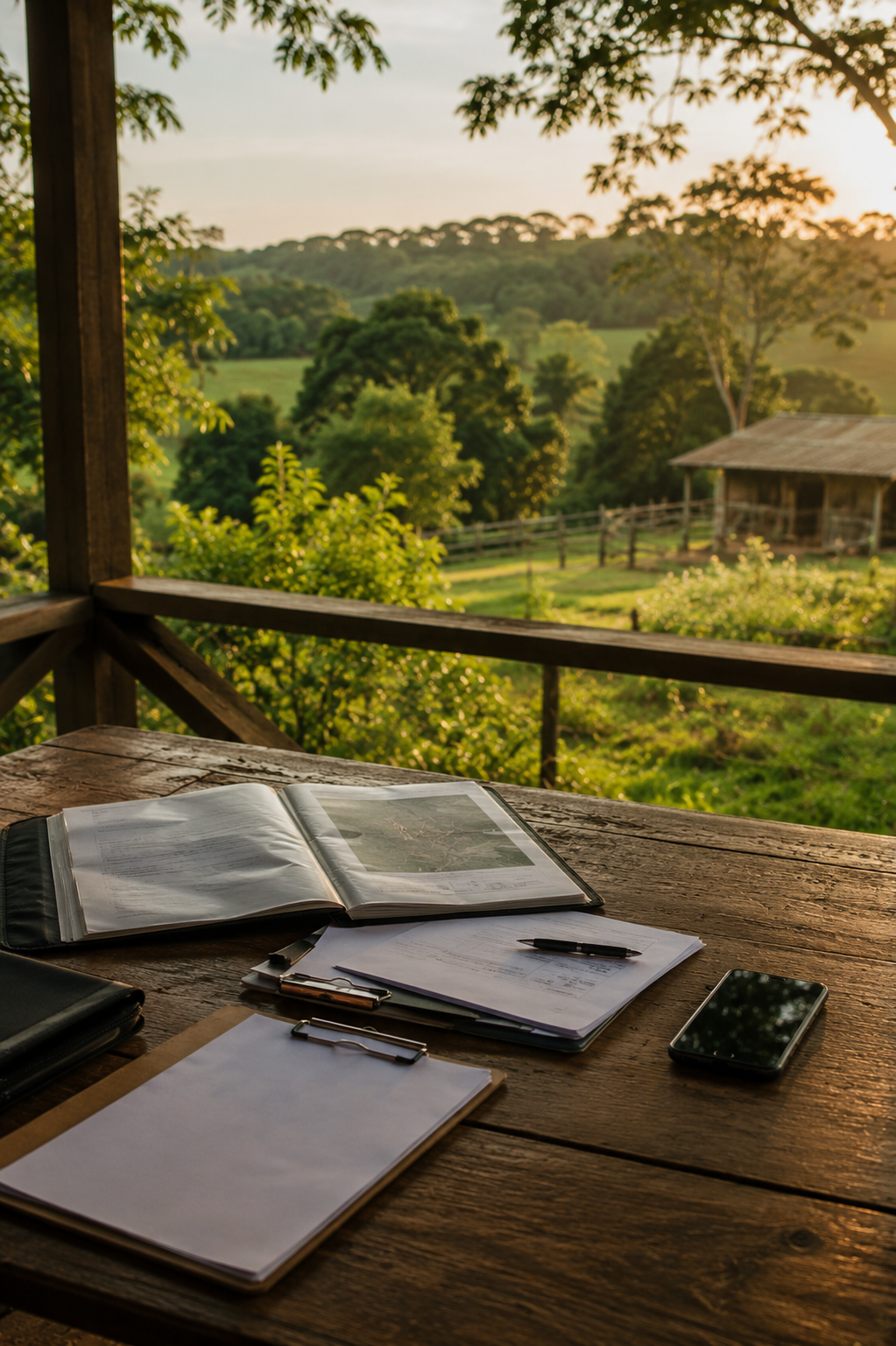 Paisagem rural para consultoria ambiental